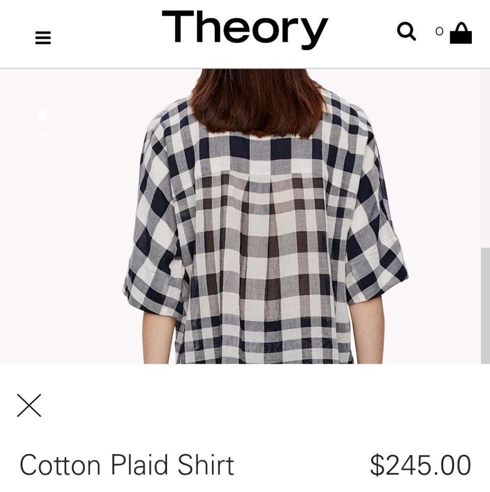 Cotton 100% Theory Shirt